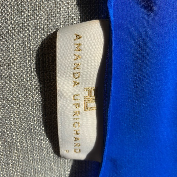 Silk Floor Length T-strap Dress - Picture 3 of 3